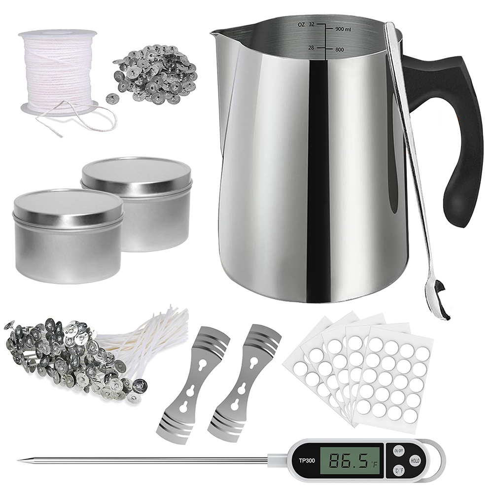 لوازم مجموعة أدوات صنع الشموع  - مراجعة Candle Making Jug وسعره