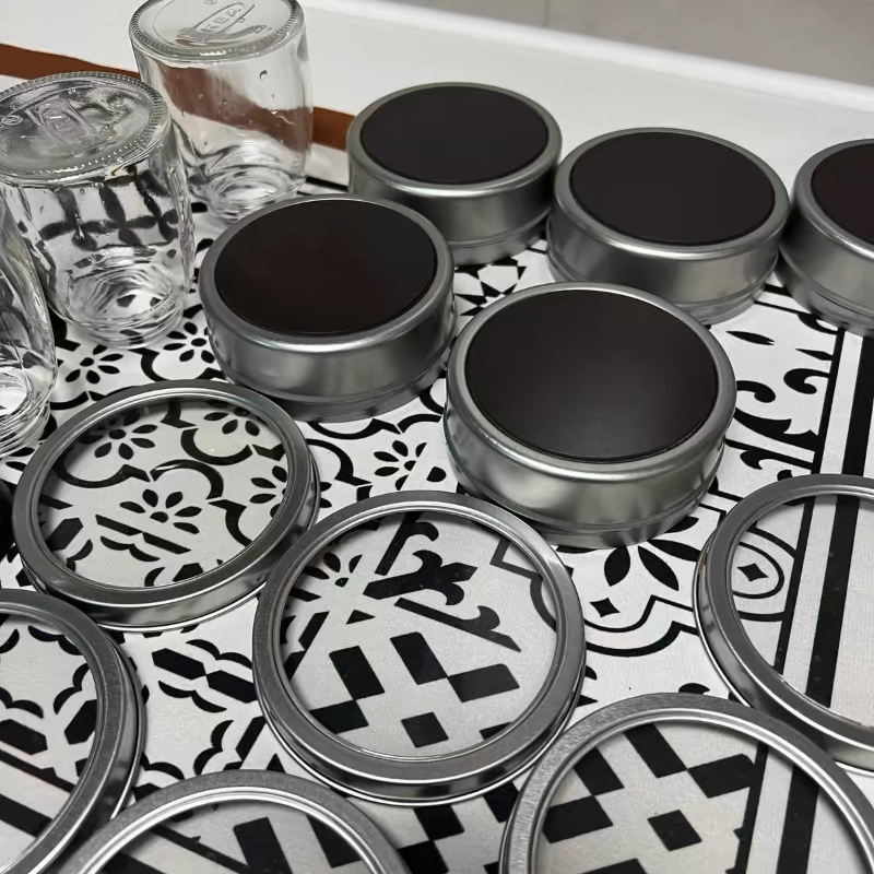 علب توابل مغناطيسية بأغطية شفا - مراجعة Tin Container Lid وسعره