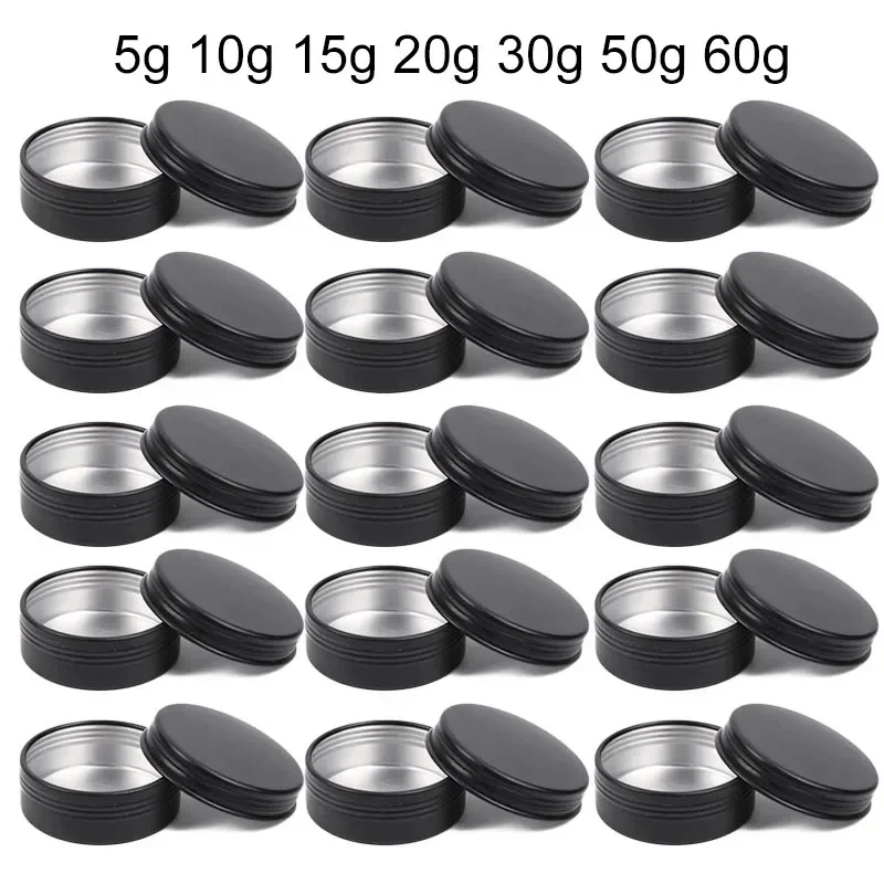 50 قطعة فارغة سوداء شمعة داخل  - مراجعة Tin Container Lid وسعره