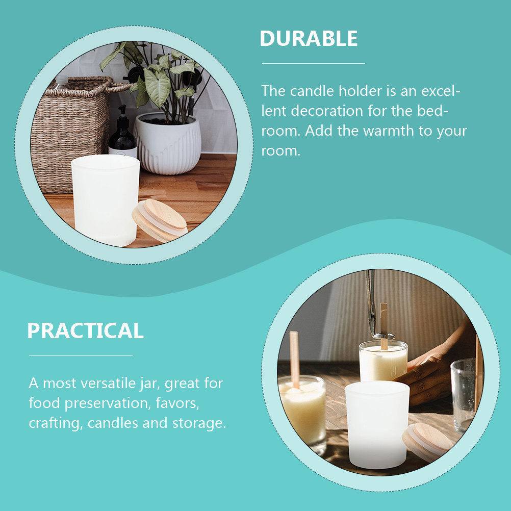 برطمانات زجاجية فارغة مع أغطية - مراجعة Candle Making Jars With Lids وسعره