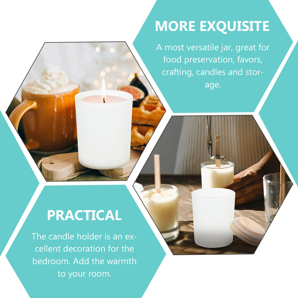 برطمانات زجاجية فارغة مع أغطية - مراجعة Candle Making Jars With Lids وسعره