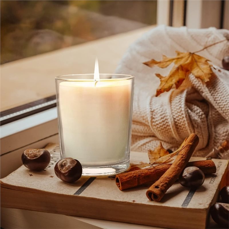 عبوات شموع ABRU - 12 قطعة - عب - مراجعة Candle Making Jars With Lids وسعره