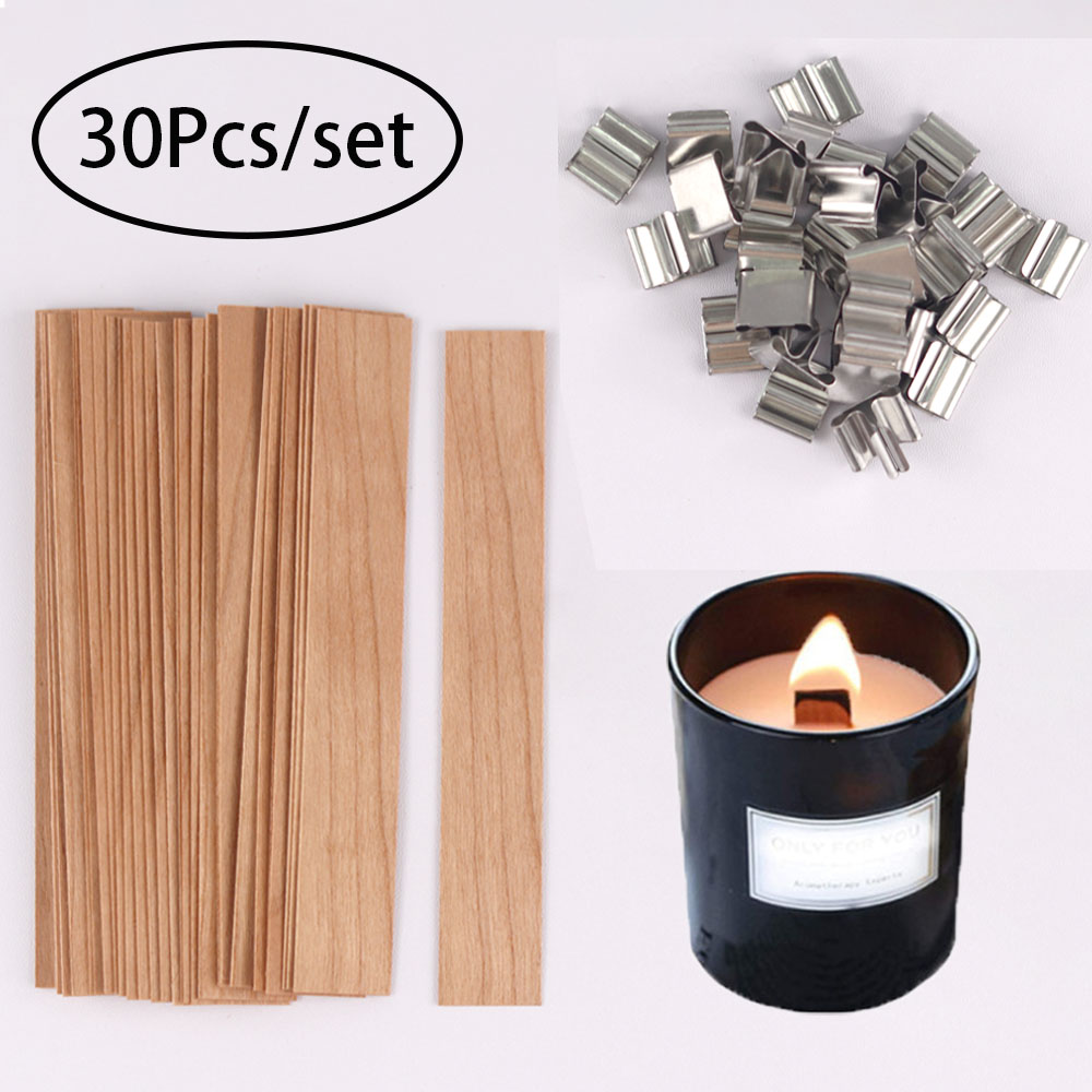 30 قطعة شمعة خشبية الفتائل شمع - مراجعة Candle Making Jug وسعره