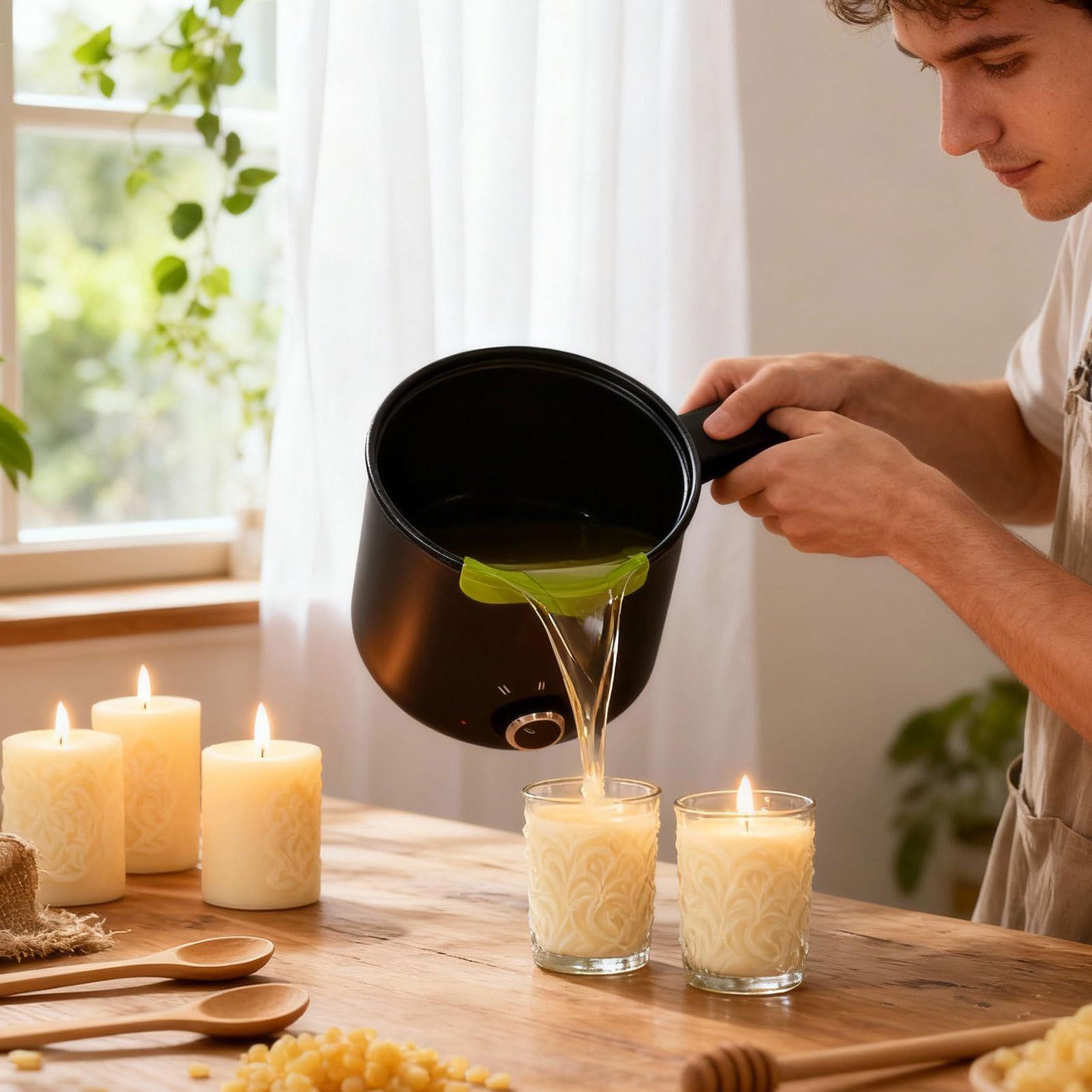 وعاء كهربائي لصهر شمع الشموع س - مراجعة Candle Making Kits وسعره