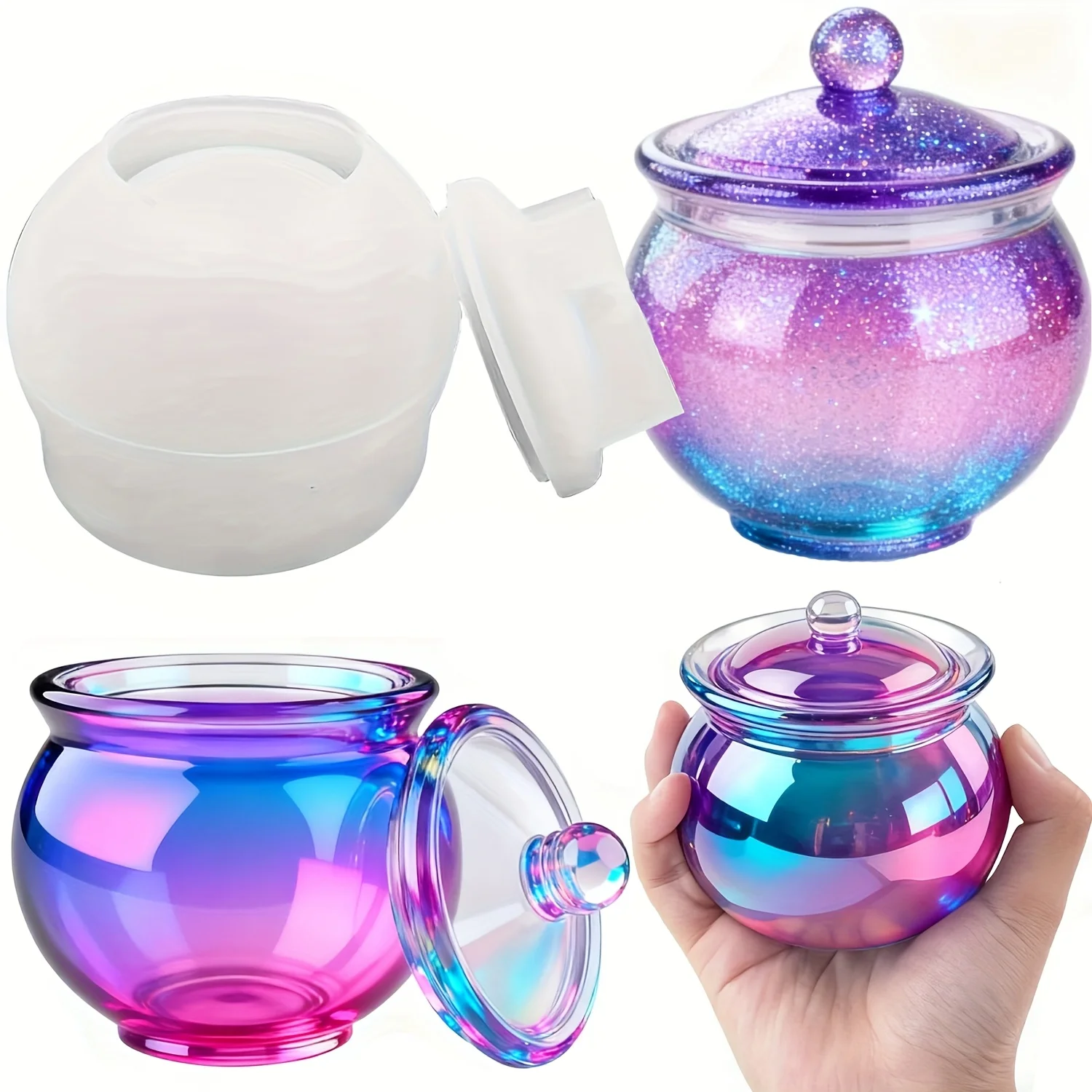 مجموعة واحدة من قوالب الراتنج  - مراجعة Candle Making Jug وسعره